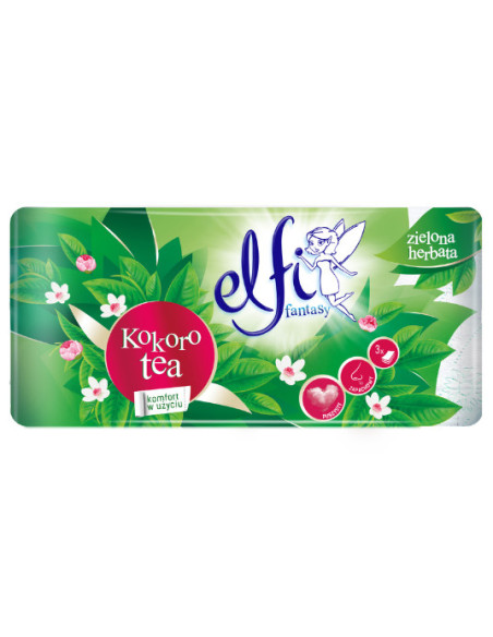 ELFI Kokoro tea 3 warstwowy 15 metrów – papier toaletowy | Hurt B2B