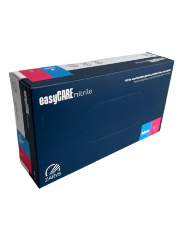 ZARYS rękawice nitrylowe easyCARE – rozmiar S  | Hurt B2B