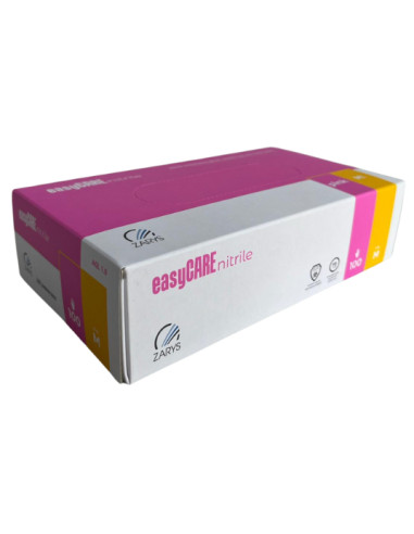 ZARYS rękawice nitrylowe easyCARE różowe – rozmiar M  | Hurt B2B