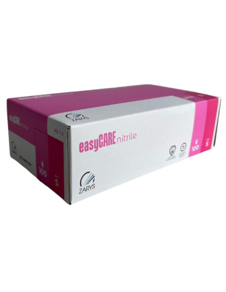 ZARYS rękawice nitrylowe easyCARE różowe – rozmiar S  | Hurt B2B