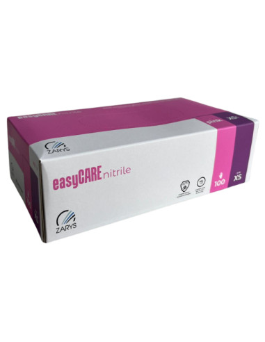 ZARYS rękawice nitrylowe easyCARE różowe – rozmiar XS | Hurt B2B