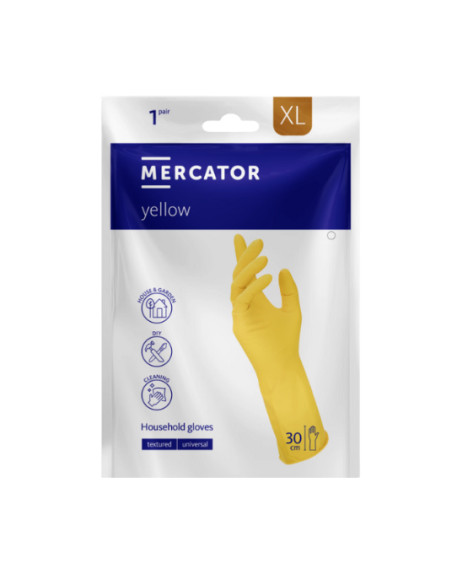 MERCATOR rękawice lateksowe – rozmiar XL | Hurt B2B