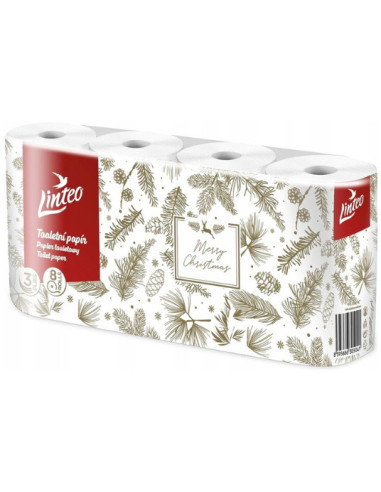 LINTEO Edycja Świąteczna 3 warstwowy 15 metrów – papier toaletowy | Hurt B2B