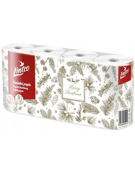 LINTEO Edycja Świąteczna 3 warstwowy 15 metrów – papier toaletowy | Hurt B2B