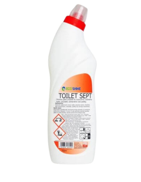 ECO SHINE Toilet Sept żel do czyszczenia i wybielania sanitariatów 750 ml