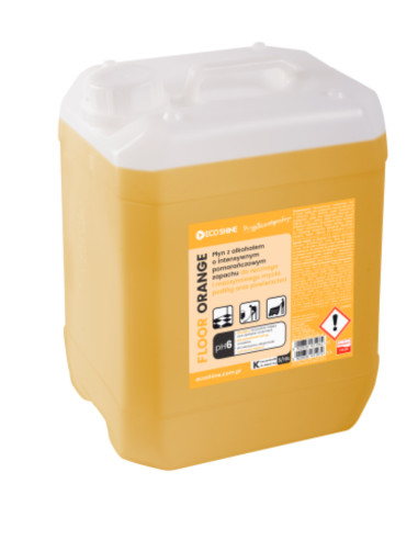 ECO SHINE Floor Orange płyn z alkoholem do mycia podłóg Pomarańcza 5 L