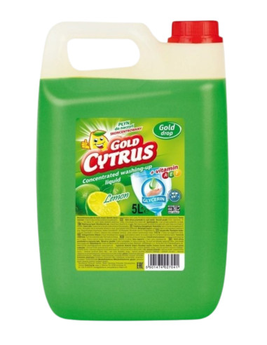 GOLD CYTRUS Płyn do mycia naczyń Lemon 5 L