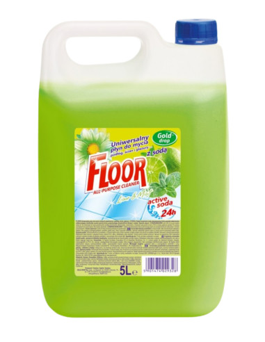 FLOOR Płyn uniwersalny z sodą Lime & Mint 5 L